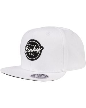 Binkybro Maline Snapback Hat - White