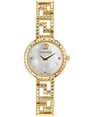 Versace Greca Goddess Stainless Steel Bracelet Watch - Metallic