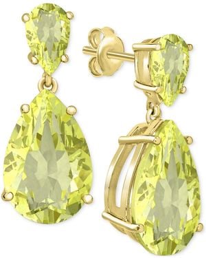 Macy's Drop Earrings - Yellow