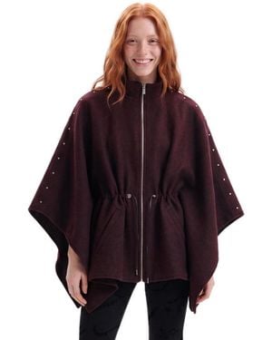 Desigual Poncho Zipper Belt - Purple
