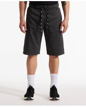 Ecko' Unltd Stitched Pockets Fleece Shorts - Black