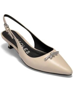 Aerosoles Raya Knot Slingback Dress Pumps - Metallic