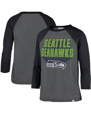 '47 Seattle Seahawks Jetset Ava Raglan Long Sleeve T-shirt - Green