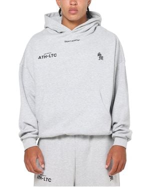 Saint Morta Athltc S2 Boxy Hoodie - Gray
