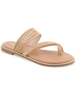 Kensie Mia Flat Al - White