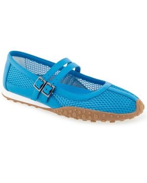 Kenneth Cole Violeta Mary Jane Flats - Blue
