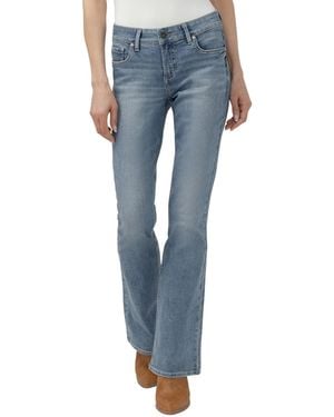 Silver Jeans Co. Elyse Low-rise Curvy-fit Bootcut Jeans - Blue