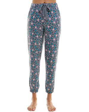 Roudelain Printed jogger Pajama Pants - Blue