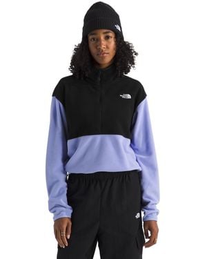 The North Face Glacier Fleece Half-zip Short Jacket - Blue
