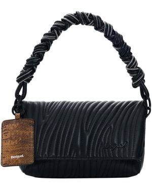 Desigual Small Embossed Bag - Black