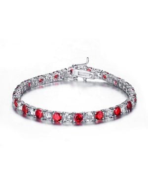 Genevive Jewelry Sterling Silver - White