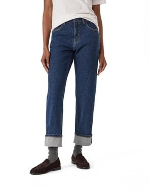 Hush Agnes 2.0 High-rise Straight-leg Jeans - Blue