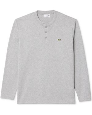 Lacoste henley long sleeve online