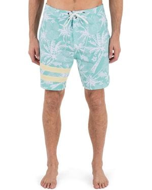 Hurley Phantom Block Party Boardshorts - Blue
