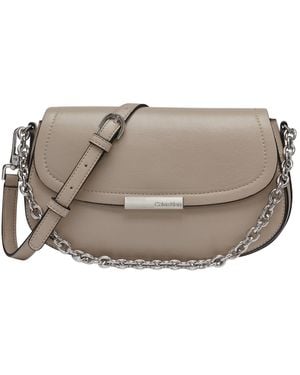 Calvin Klein Azalea Small Crossbody Handbag - Gray