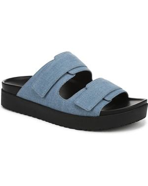 Vionic Riviera Slide Sandals - Blue
