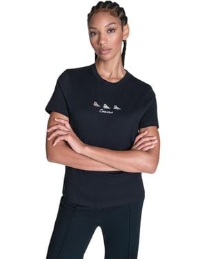 Converse Trio Embroidered T-shirt - Blue