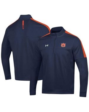 Under Armour Auburn Tigers Midlayer Half-zip Jacket - Blue