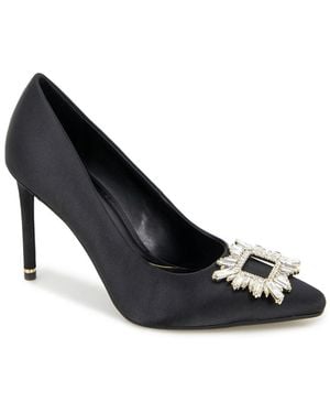 Kenneth Cole Quinnly Jewel Slip On Pumps - Black