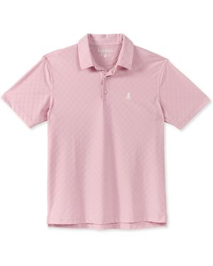 Chubbies Blushes Textured Regular-fit Polo Shirt - Pink
