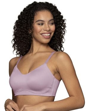 Vanity Fair Vanity Fair Beauty Back Simple Sizing Wireless Bra 72118 - Purple