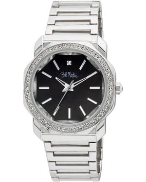 Bob Mackie Quartz -tone Alloy Watch 40mm - Gray