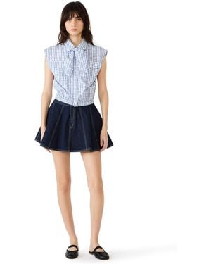 Steve Madden Lilliany A-line Skirt - Blue