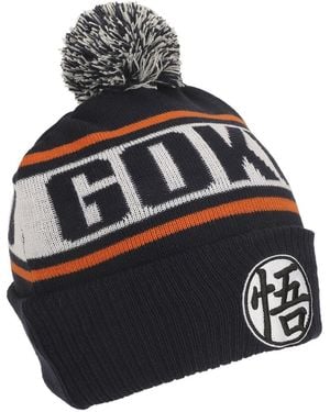 Dragon Ball Z Goku Kanji Cuff Beanie - Blue
