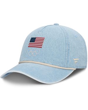 Fanatics Team Usa Denim Rope Adjustable Hat - Blue