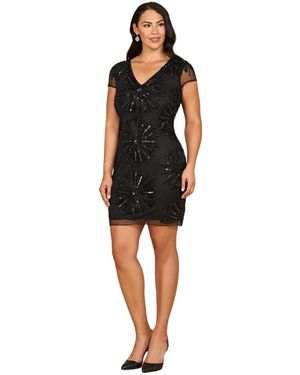 Lara Sparkling Cocktail Dress - Black