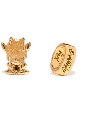Girls Crew Crystal The Lord Of The Rings Gollum Stud Earrings - Metallic
