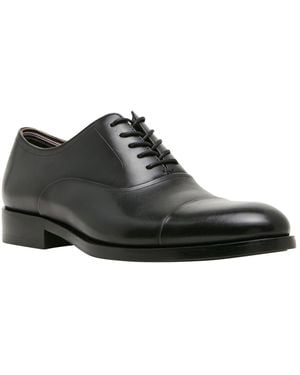 Steve Madden Henri Leather Formal Cap-toe Oxfords - Black