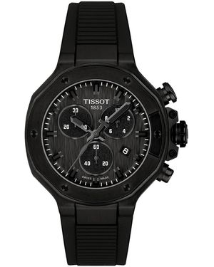 Tissot Silicone Bracelet Watch - Black