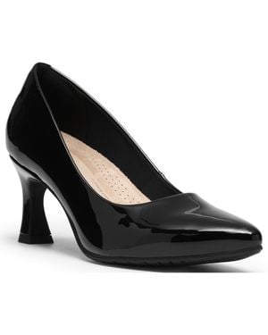 Clarks Tammitha Eve Slitto Heel Dress Pumps - Black