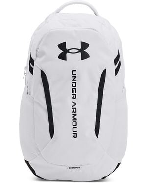 Under Armour Ua Hustle 6.0 Solid-color Backpack - Gray