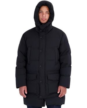 Michael Kors Hooded Down Parka Jacket - Blue