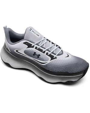 Under Armour Ua Pulse Low-top Athletic Sneakers From Finish Line - Gray
