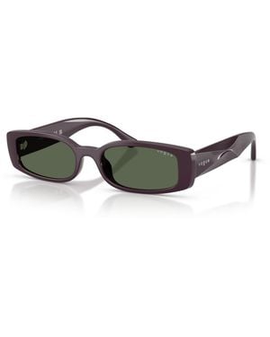 Vogue Eyewear Rectangle Green Lens Sunglasses Vo5725su - Multicolor