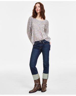 Lucky Brand Mid-rise Sweet Crop Jeans - Blue