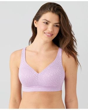 Wacoal Inside Job Wireless Full-coverage Bra 852345 - Purple