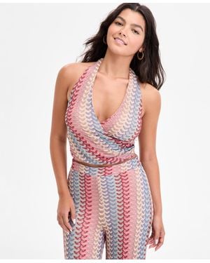 Guess Fearne Knit Halter Top - Red
