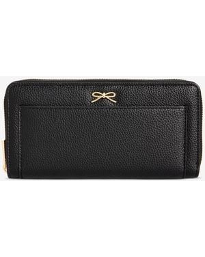 On 34th Angii Solid Zip-around Wallet - Black