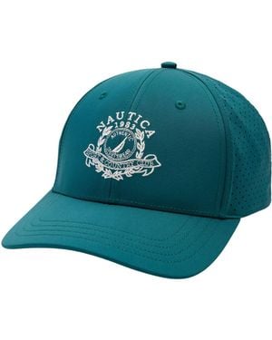 Nautica Crest Embroidery Performance Cap - Green