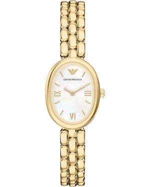 Emporio Armani Quartz Two-hand Stainless Steel Watch - Metallic