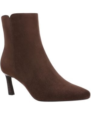 Giani Bernini Versuss Almond Toe Booties - Brown