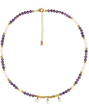 Retro Chic Poseidon Necklace - White