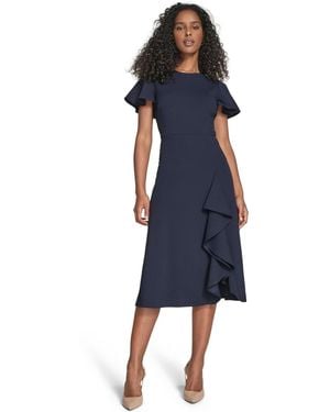 Calvin Klein Flutter Sleeve Dresses for Women | Lyst