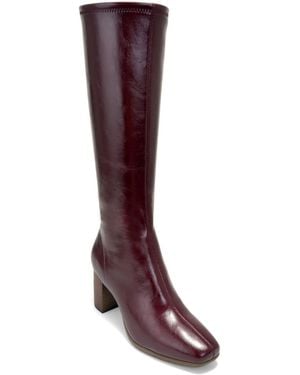 Aerosoles Micah Tall Block Heel Boots - Red