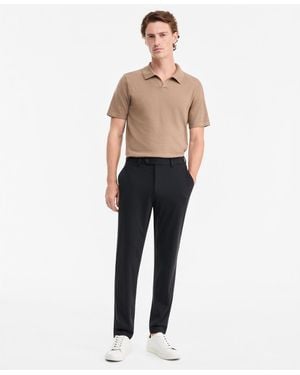 Alfani Regular-fit Everyday Pleated-front Suit Pants - Black