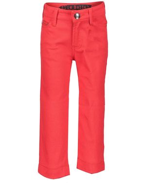 Elie Balleh Big Boys Slim Fit 5 Pocket Twill Pants - Red